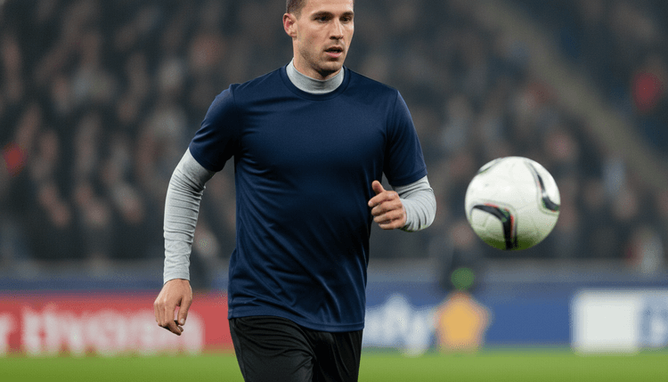 Imagem gerada por IA: Por que os jogadores de futebol usam top por baixo da camisa?