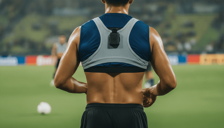KI-generiertes Bild: Warum tragen Fußballer einen Bustier unterm Trikot?