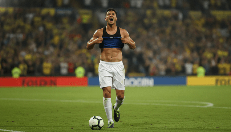 Imagem gerada por IA: Por que os jogadores usam top por baixo da camisa?