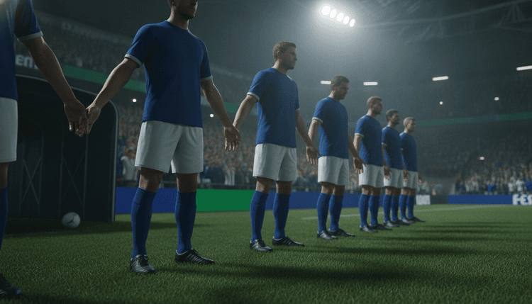 Imagen generada con IA: Por qué los futbolistas salen al campo con niños antes del partido