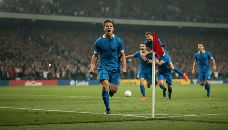 Gambar buatan AI: Kenapa Pemain Sepak Bola Disebut GOAT?