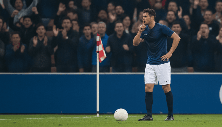 Gambar buatan AI: Kenapa Pemain Sepak Bola Tidak Boleh Tutup Mulut?