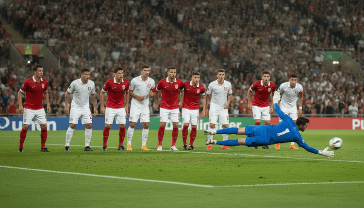 Imagem gerada por IA: O que acontece se um jogo de futebol empatar?