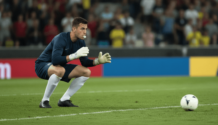 Imagen generada con IA: Por qué los futbolistas mastican chicle durante los partidos