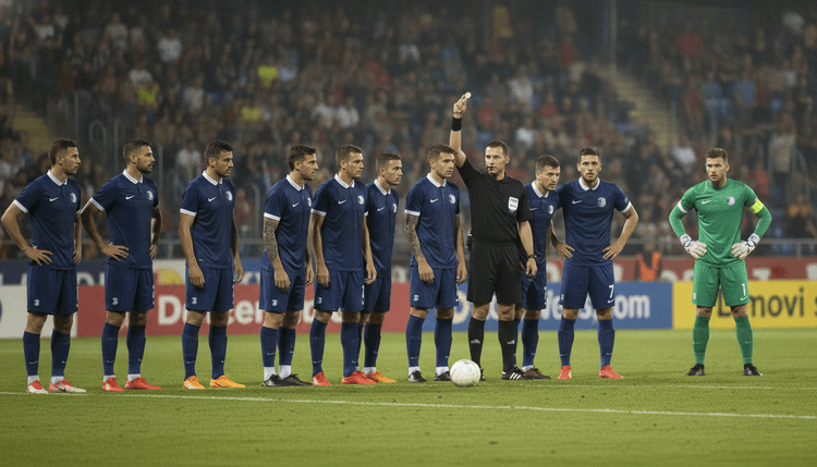 Imagem gerada por IA: O que acontece se um jogo de futebol termina empatado?