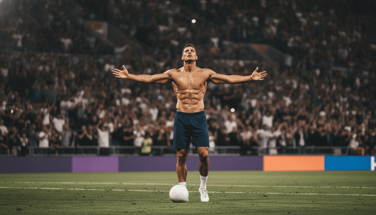 AI-generated image: Why are footballers so lean?