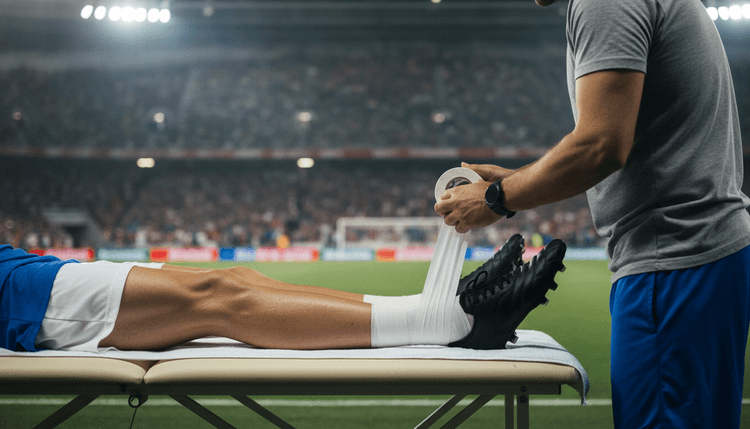 AI-generated image: Why do football players shave their legs?