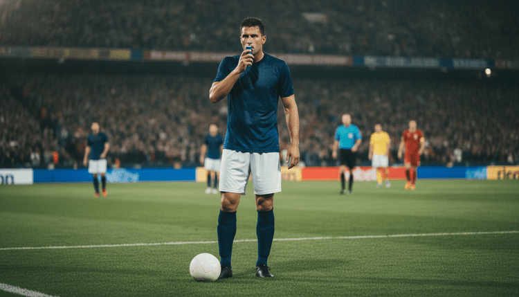 Imagem gerada por IA: Dá pra ser jogador de futebol tendo asma?