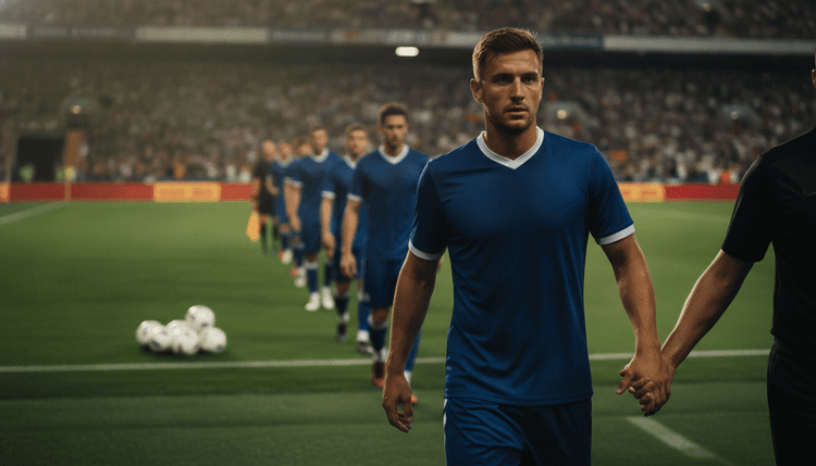 AI-generated image: Why Do Football Players Walk Out With a Child?