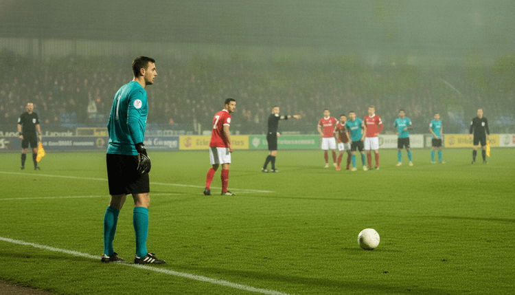 AI-generated image: Can a Goalkeeper Be Offside?