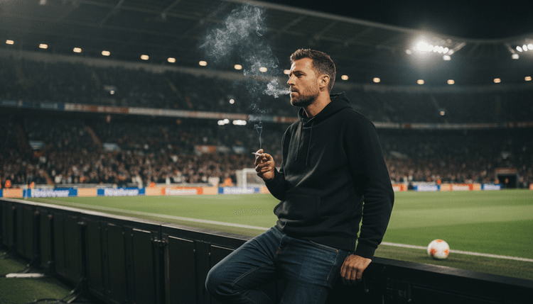 Imagen generada con IA: ¿Puede un futbolista fumar? La respuesta sin rodeos
