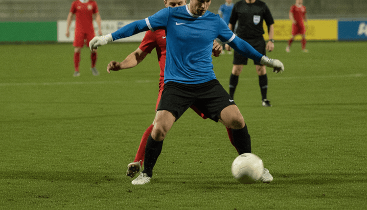 AI-generated image: Is Handball Allowed in Football?
