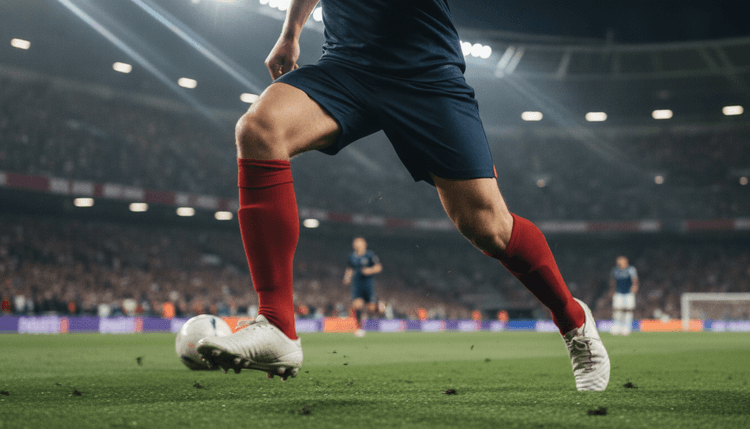 AI-gegenereerde afbeelding: Waarom krijgen voetballers O-benen?