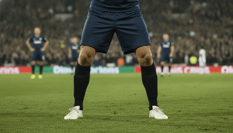 KI-generiertes Bild: Warum haben viele Fußballer O-Beine?