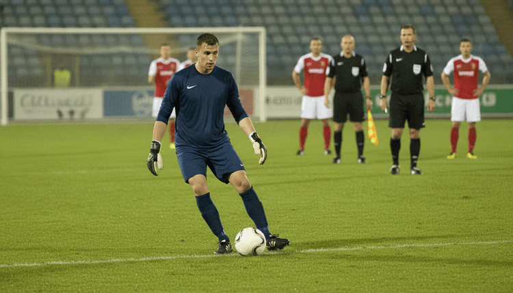 AI-generated image: Can a goalkeeper take a penalty kick?