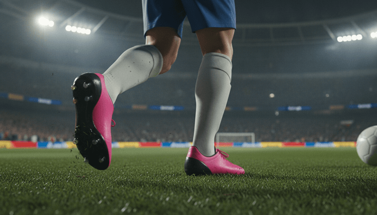 Imagem gerada por IA: Por que os jogadores usam chuteira rosa na Copa do Mundo?