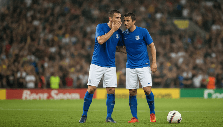 Imagen generada con IA: ¿Qué significa cuando un futbolista se tapa la boca?