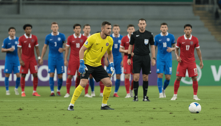 AI-generated image: Can a goalkeeper play as a striker?