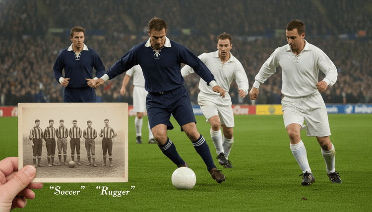 AI-generated image: Why Do Americans Call Football Soccer?