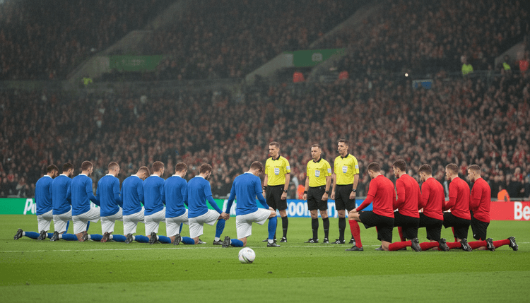 AI-generated image: Why do football players take a knee?
