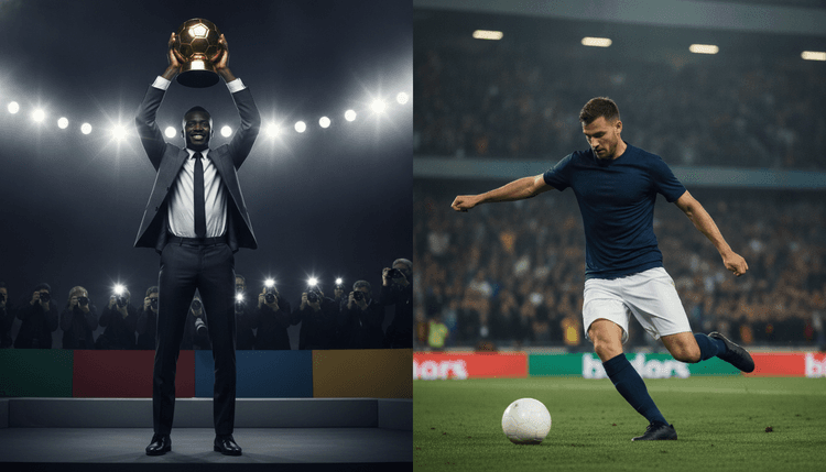 Imagem gerada por IA: O que significa quando um jogador ganha a Bola de Ouro