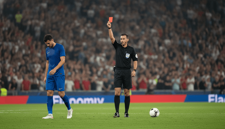 AI-generated image: Do Footballers Get Fined for Red Cards?