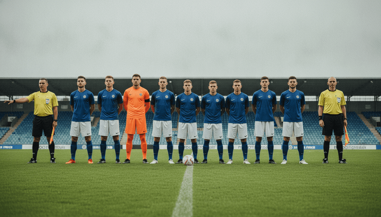 AI-generated image: How many players are there in a football team?