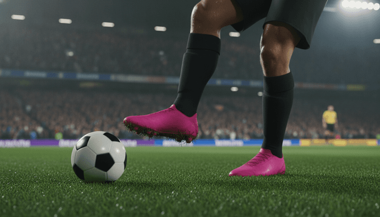 Imagen generada con IA: ¿Por qué llevan los futbolistas del Mundial botas rosas?