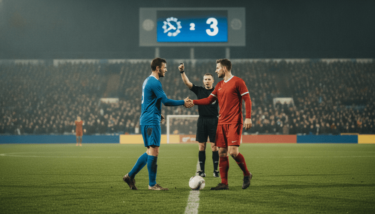 AI-generated image: What Happens When a Football Match Is Tied?