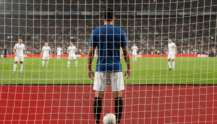 AI-generated image: What happens when a footballer needs to pee mid-match?