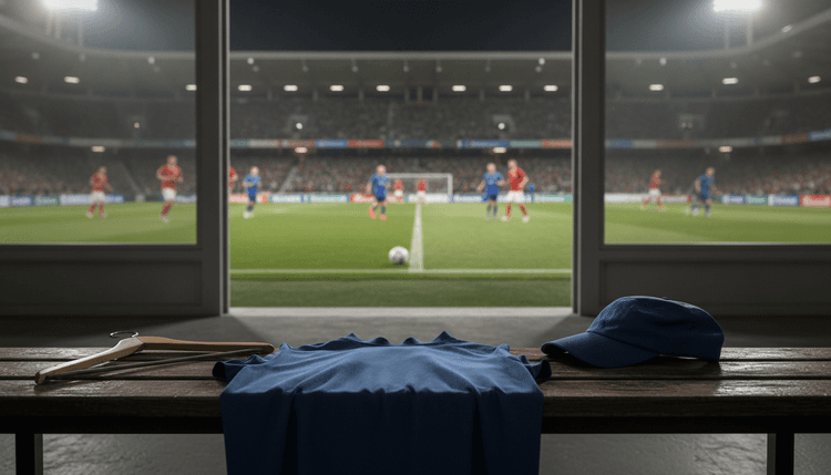 AI-generated image: Can a football player refuse to play for his country?