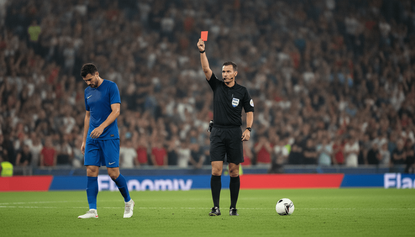 AI-generated image: Do Footballers Get Fined for Red Cards?
