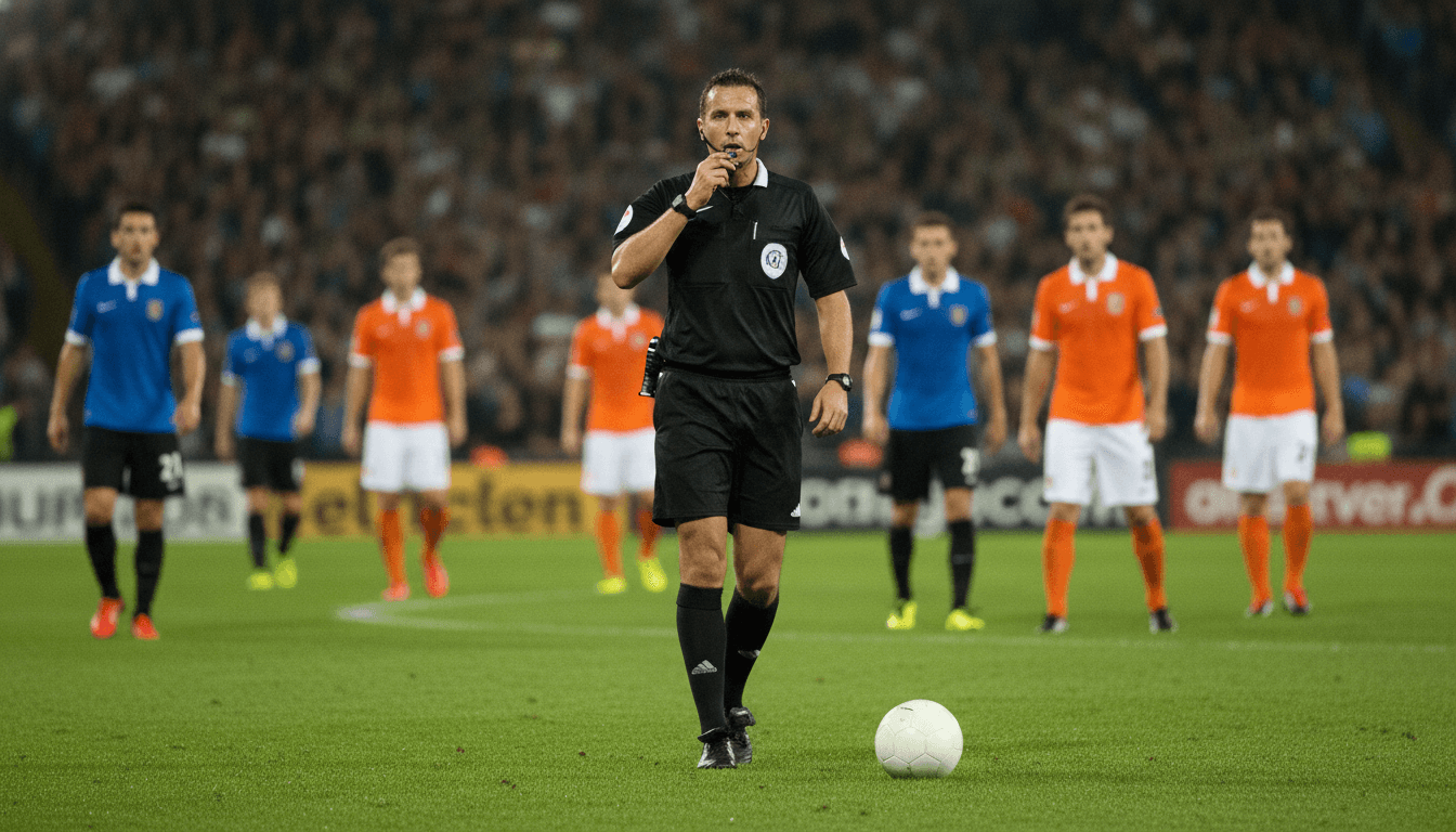 AI-generated image: Why Do Referees Wear Black and White?
