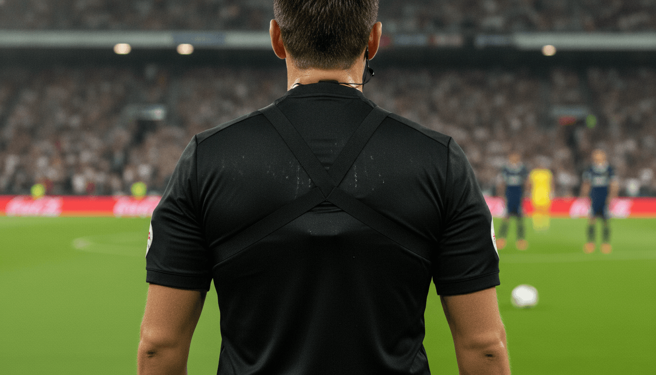 AI-generated image: Why Do Referees Wear Shoulder Pads in Football?