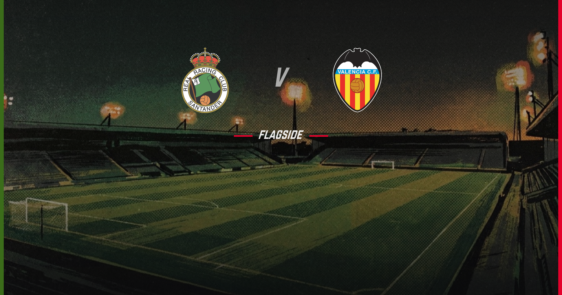 Racing Santander - Valencia, LaLiga