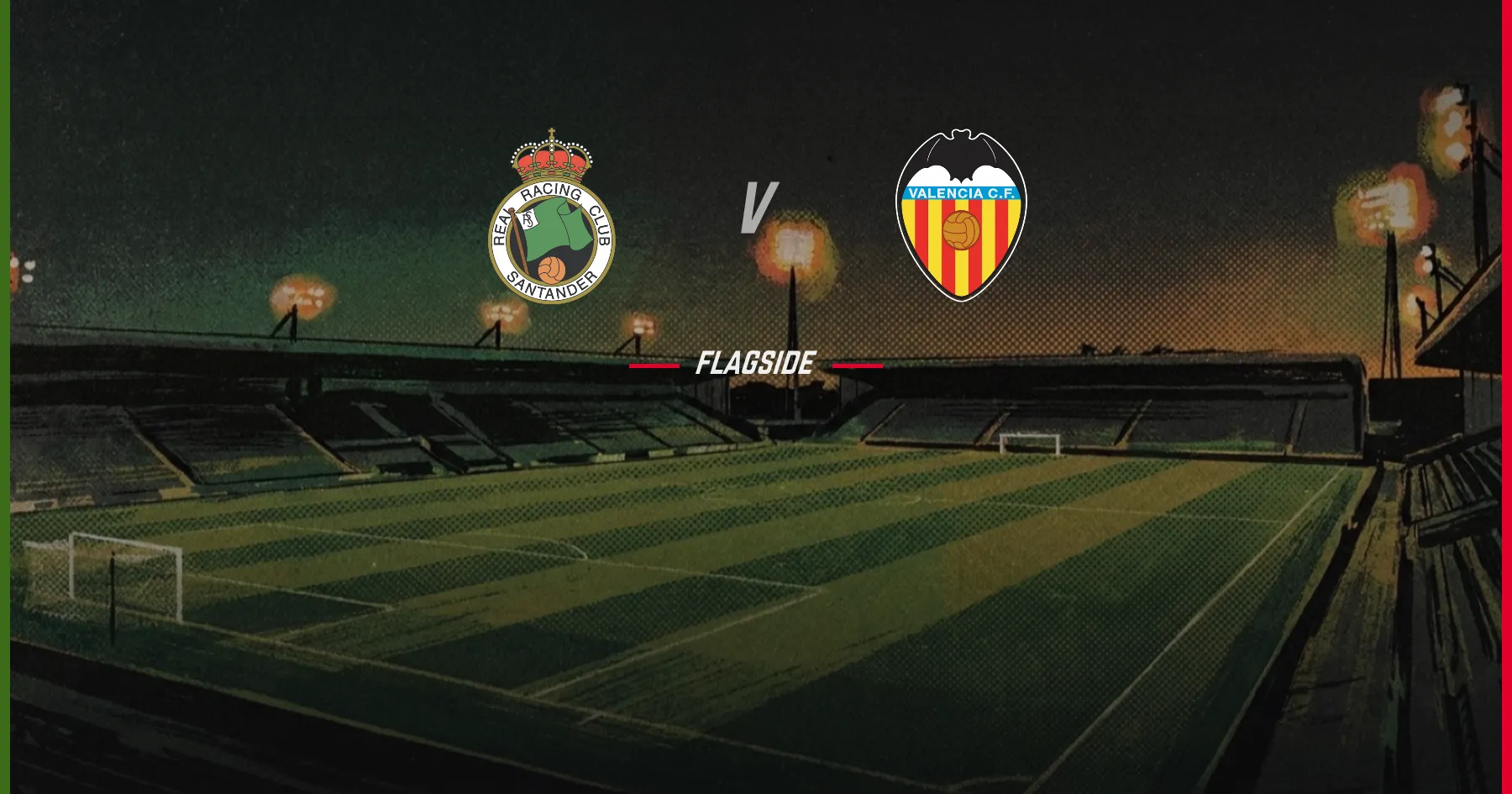 Racing Santander - Valencia, LaLiga