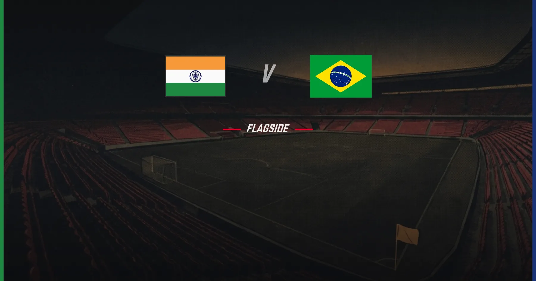 India - Brazil, International Friendly
