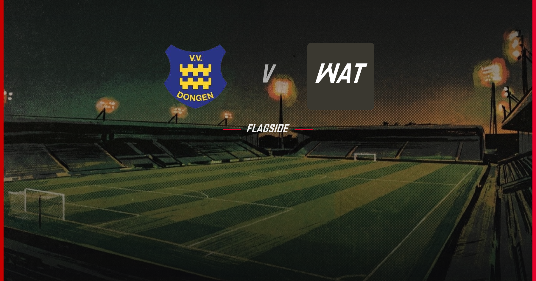 Dongen - JOS Watergraafsmeer, KNVB Beker