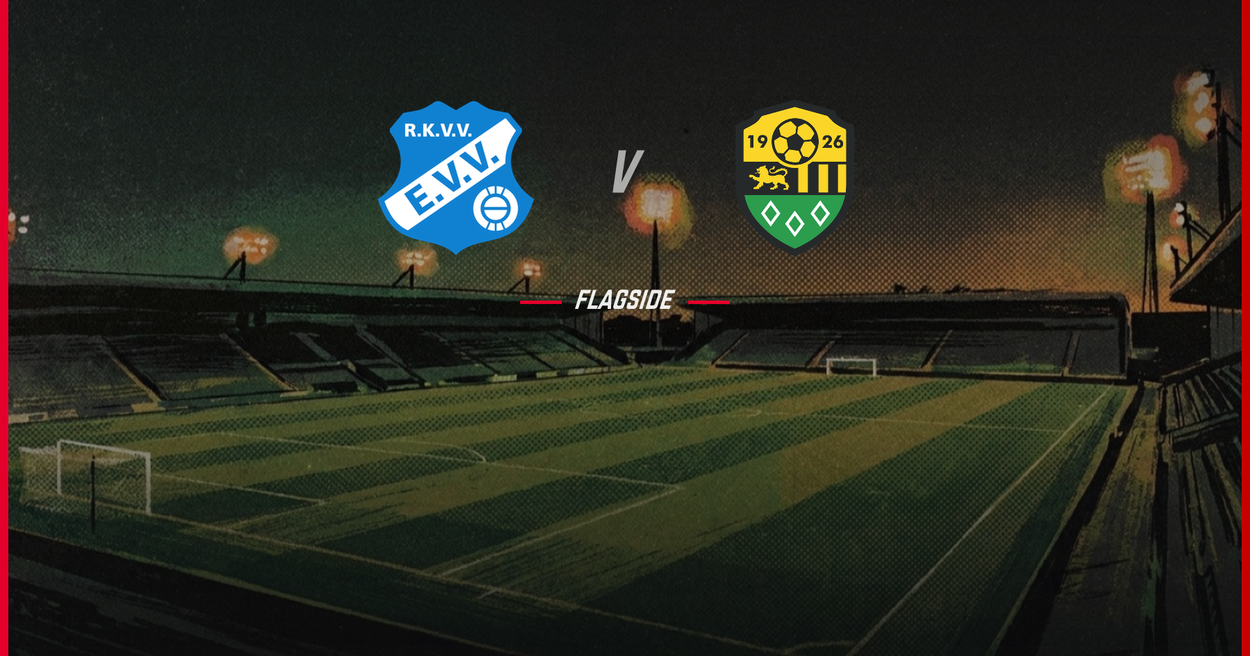 EVV Echt - RKSV Halsteren, KNVB Beker