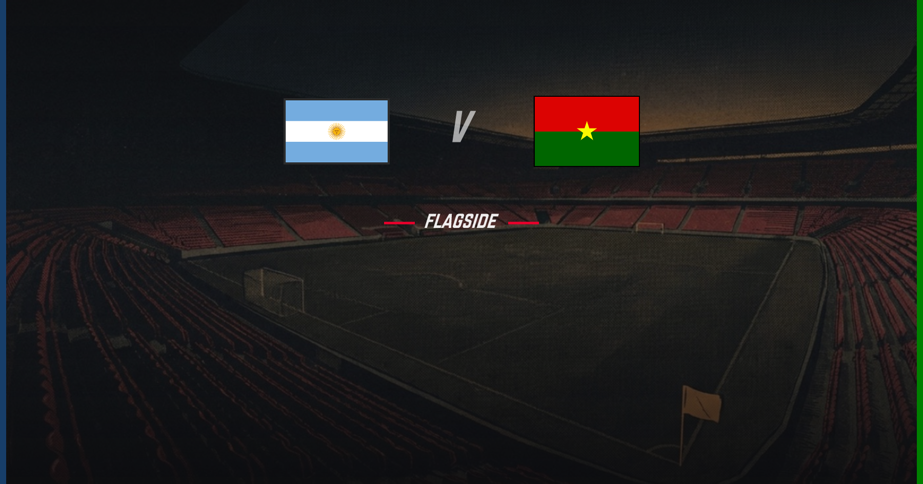 Argentina - Burkina Faso, International Friendly